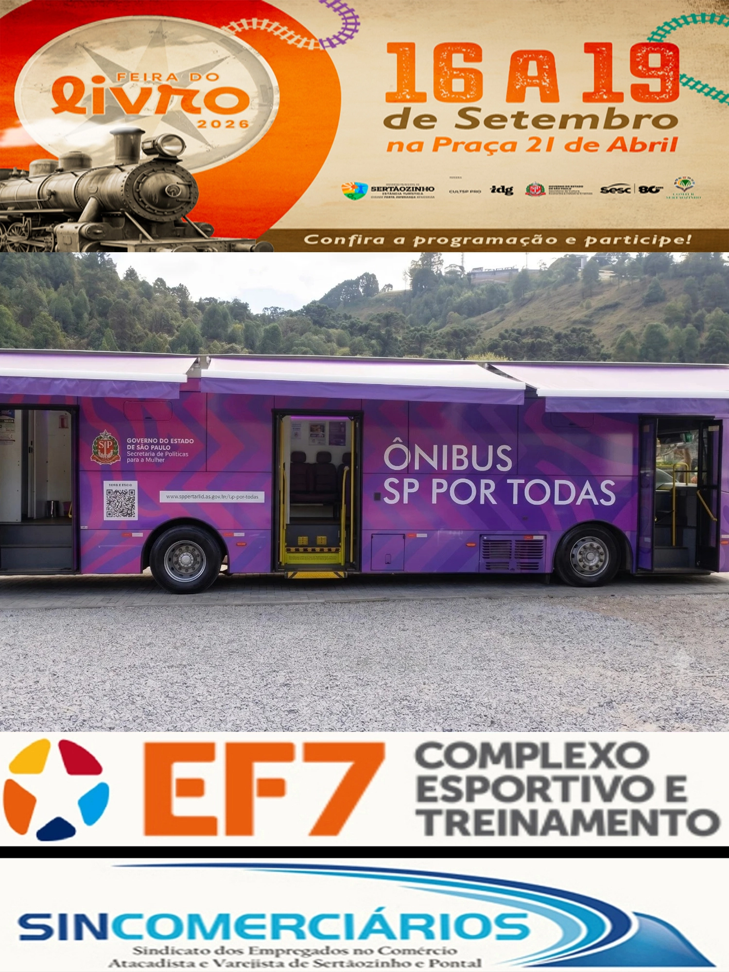 Governo Municipal firma parceria para levar ação “Ônibus SP por todas” a Sertãozinho