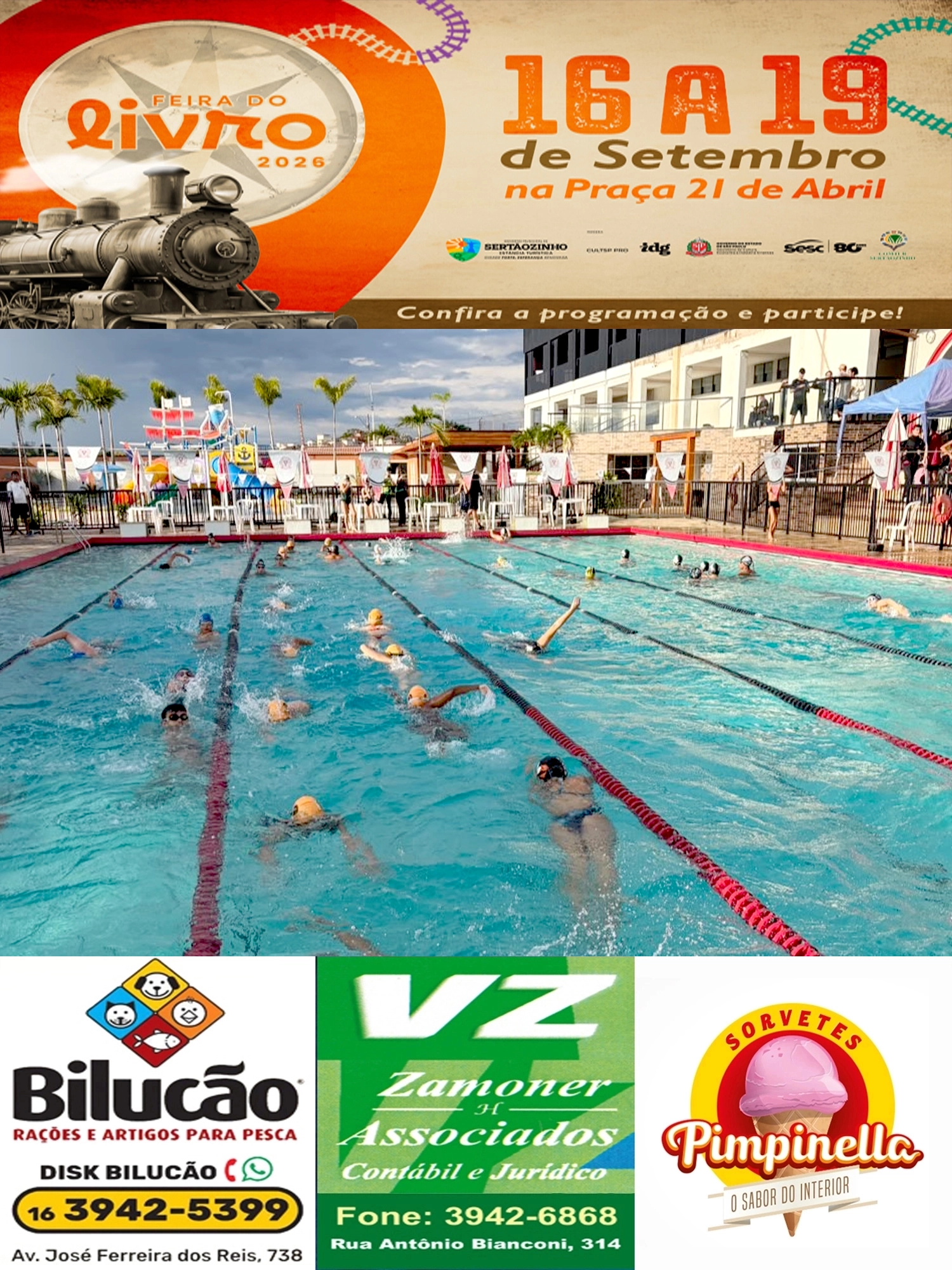 Natação de Sertãozinho conquista 28 medalhas em torneio regional
