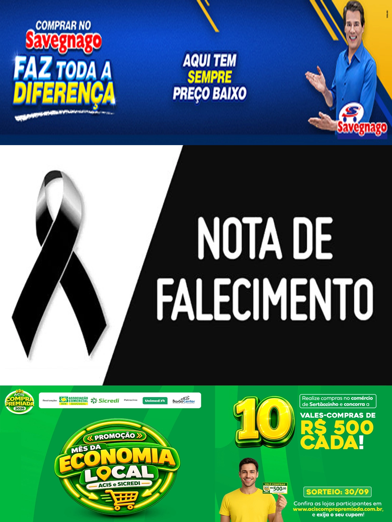 Falecimento | 16/09/2026