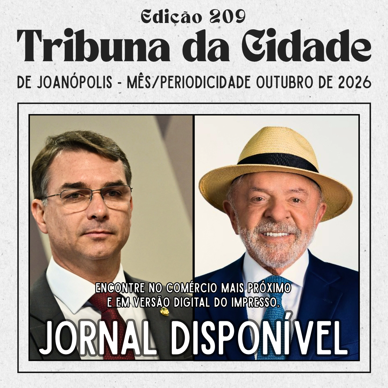 JORNAL TRIBUNA - EDIÇÃO DE OUTUBRO - DISPONÍVEL