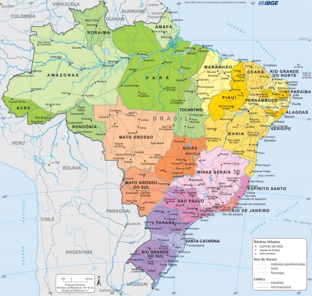 BRASIL NAS URNAS: GIGANTESCO MAPA ELEITORAL