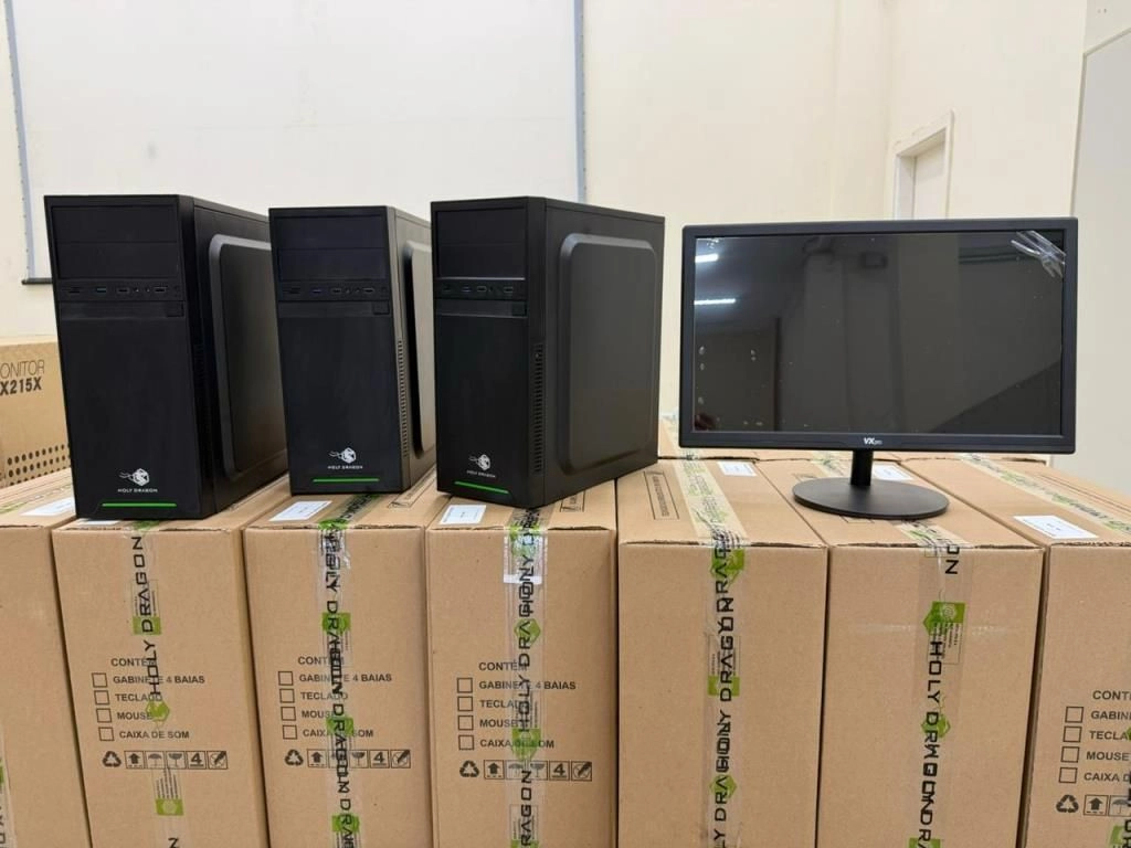 Prefeitura investe na modernização da estrutura tecnológica com aquisição de novos computadores