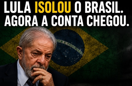 Lula Isolou o Brasil. Agora a Conta Chegou.