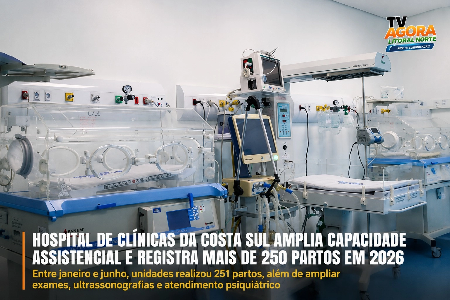 Hospital de Clínicas da Costa Sul de São Sebastião amplia atendimentos e registra mais de 250 partos em 2026