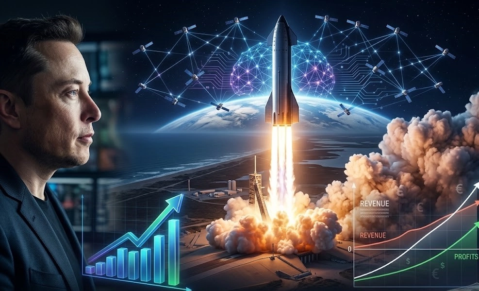 SpaceX quase dobra receita e reduz prejuízo, mas apostas em IA e foguetes ainda pesam no resultado