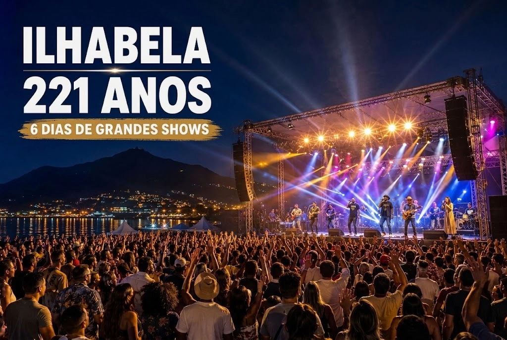 Titãs, Turma do Pagode e Luan Pereira agitam seis dias de festa pelos 221 anos de Ilhabela