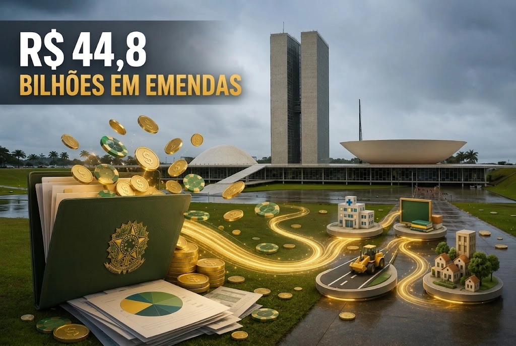 Governo reserva R$ 44,8 bilhões para emendas em 2027; valor ainda pode crescer