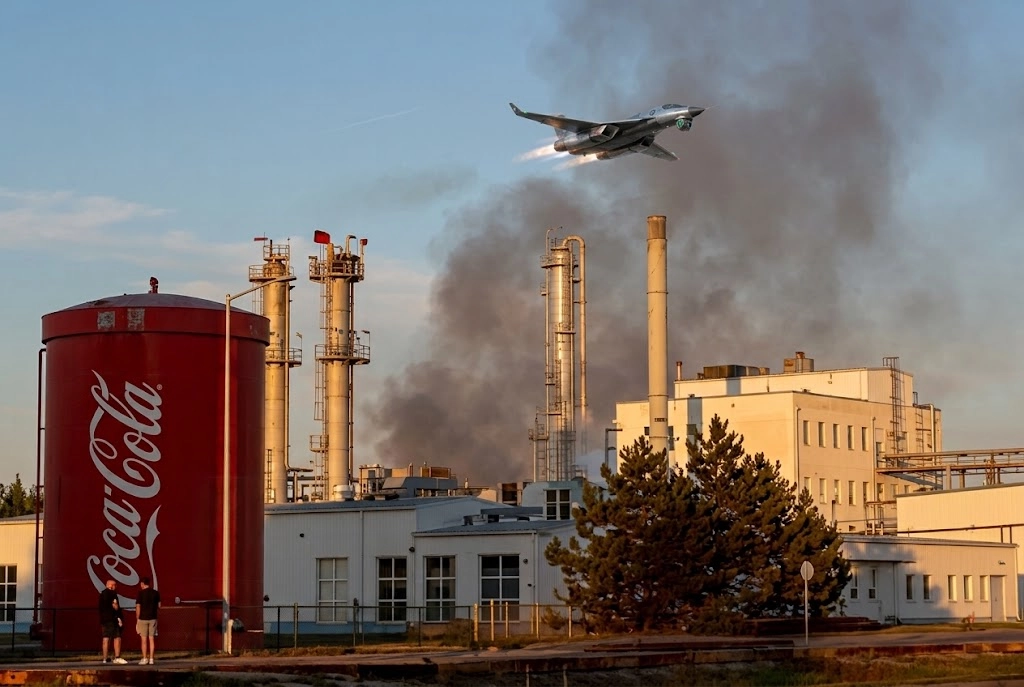 Ataque com drone danifica fábrica da Coca-Cola perto de Kiev; Zelensky vê recado aos EUA