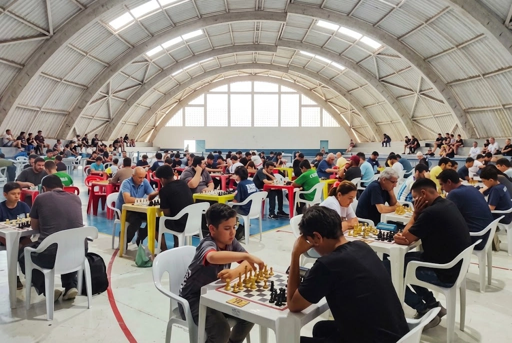 Xadrez ganha espaço em Ubatuba: circuito passa de 100 participantes na 8ª etapa