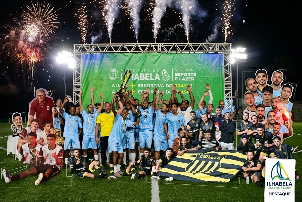 Peñarol, Só Resenha e Pequeá levantam as taças do futebol municipal de Ilhabela