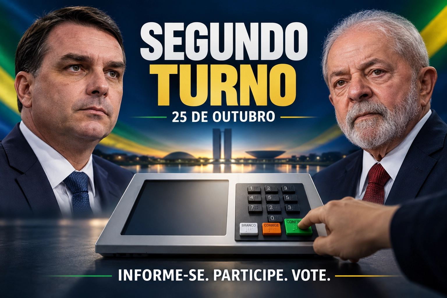 Flávio e Lula vão ao segundo turno; PL amplia força no Congresso e abstenção preocupa