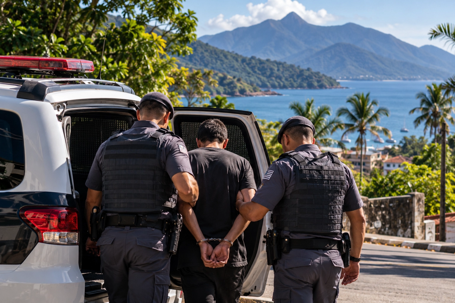 Patrulhamento de rotina termina com prisão de procurado por crime ambiental em Ilhabela