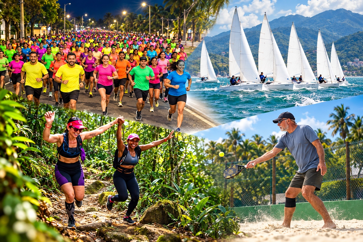 Do mar às ruas, Ilhabela tem fim de semana movimentado pelo esporte