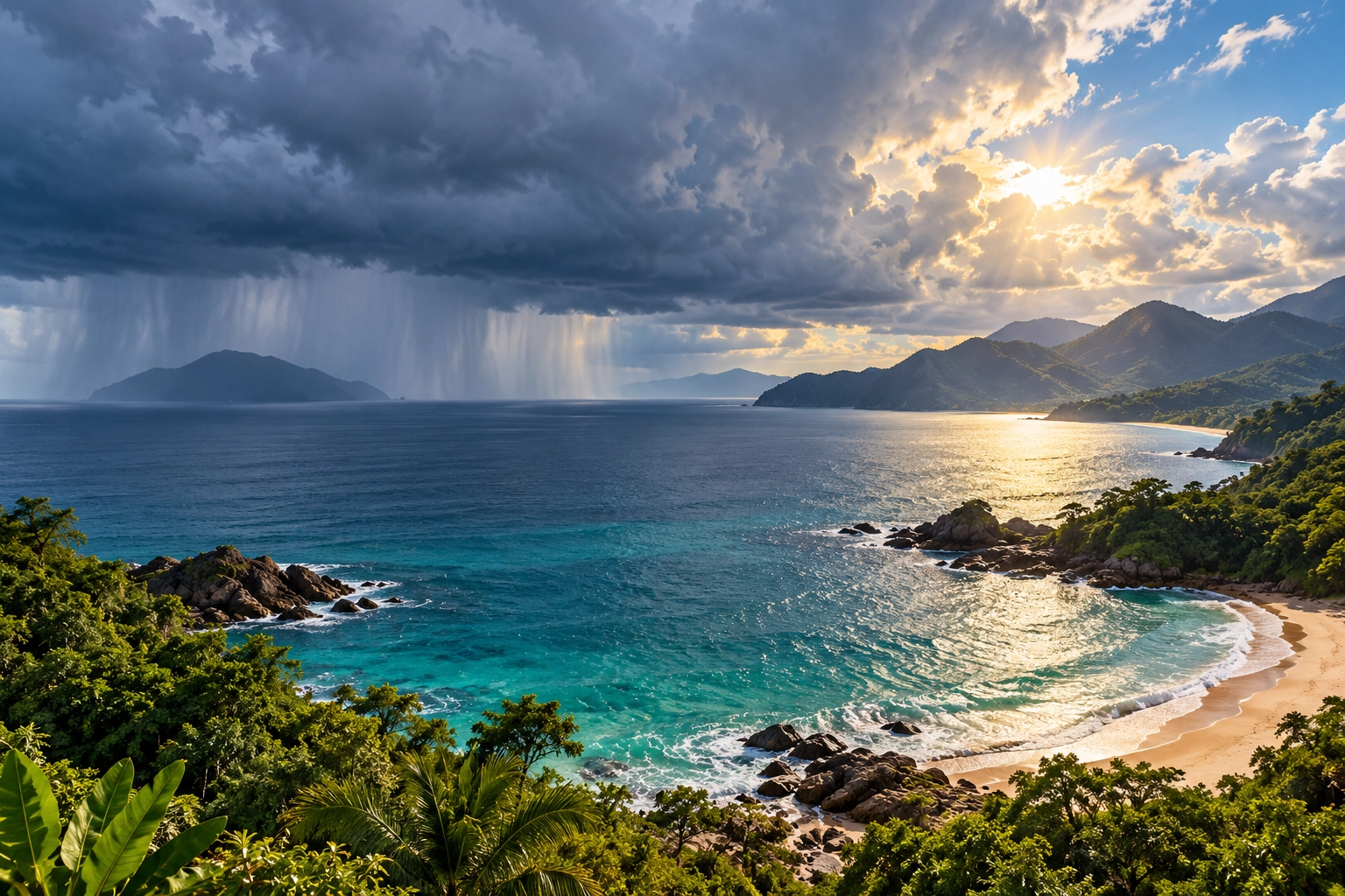 Chuva ou praia? Veja como fica o tempo nas quatro cidades do Litoral Norte até o fim de semana