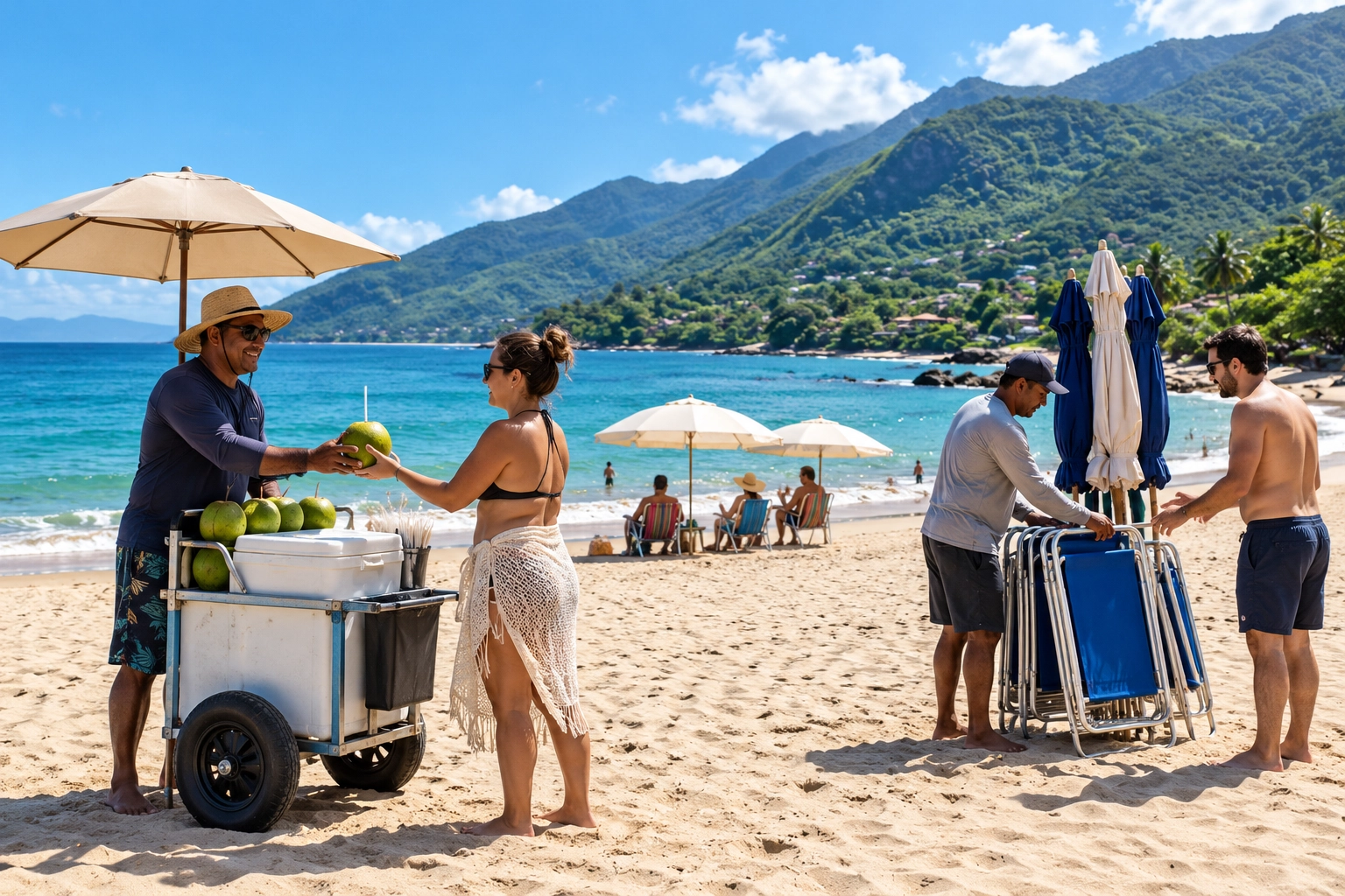 Ilhabela proíbe montagem antecipada de cadeiras e guarda-sóis para aluguel nas praias
