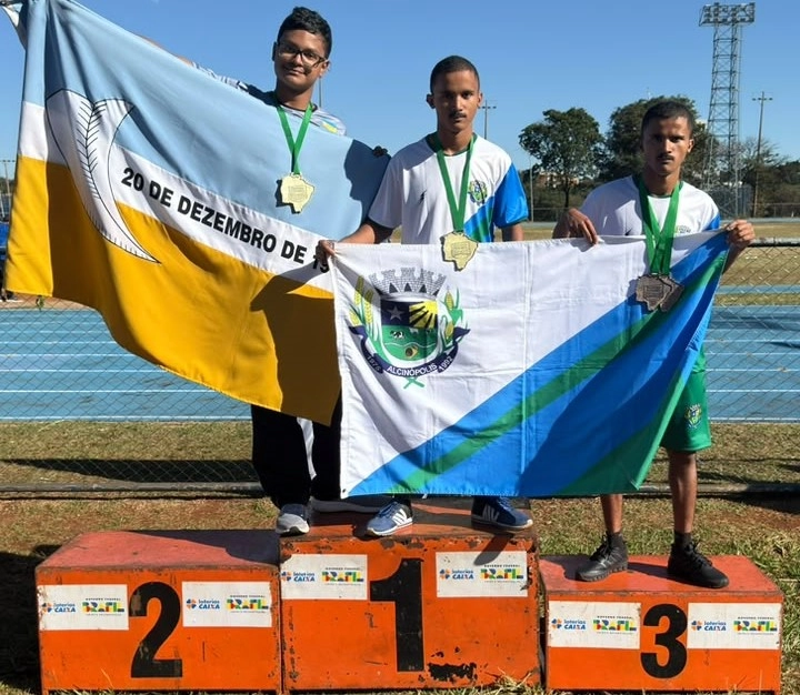 Alcinópolis conquista ouro e dois bronzes nas Paralimpíadas Escolares de Mato Grosso do Sul.