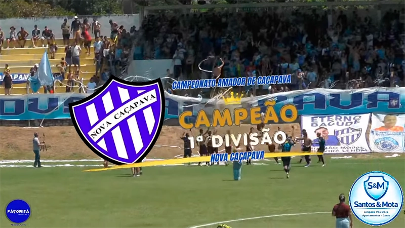 Nova Caçapava é Tricampeão da Primeira Divisão do Amador