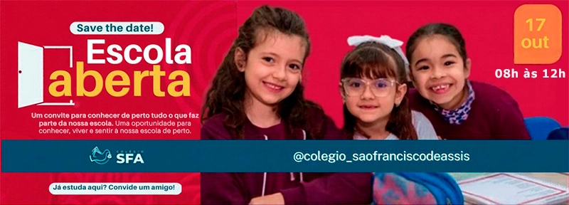 Colégio São Francisco de Assis promove programação especial para famílias em Caçapava
