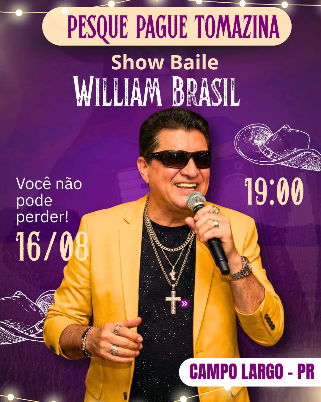 SHOW COM WILLIAM BRASIL