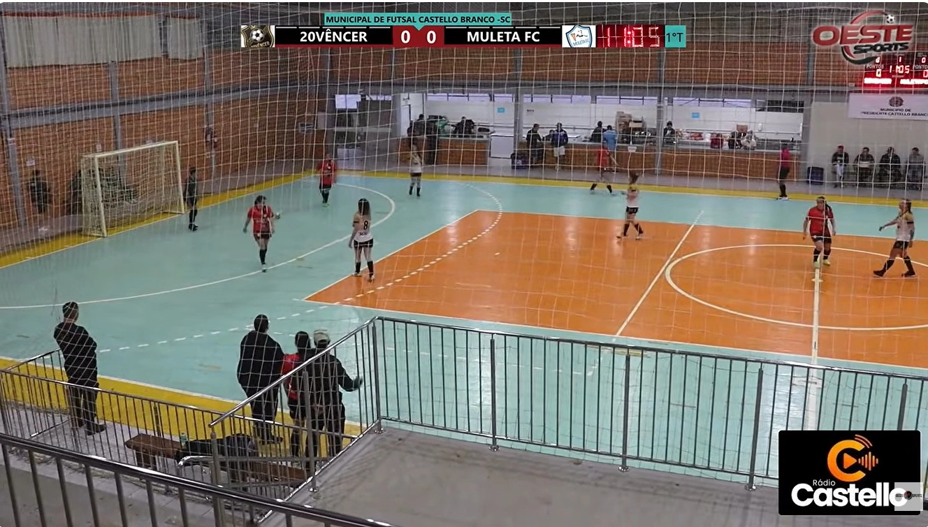 DEFINIÇÃO EM QUADRA! Sábado de Quartas de Finais e Semifinal no Futsal de Presidente Castello Branco